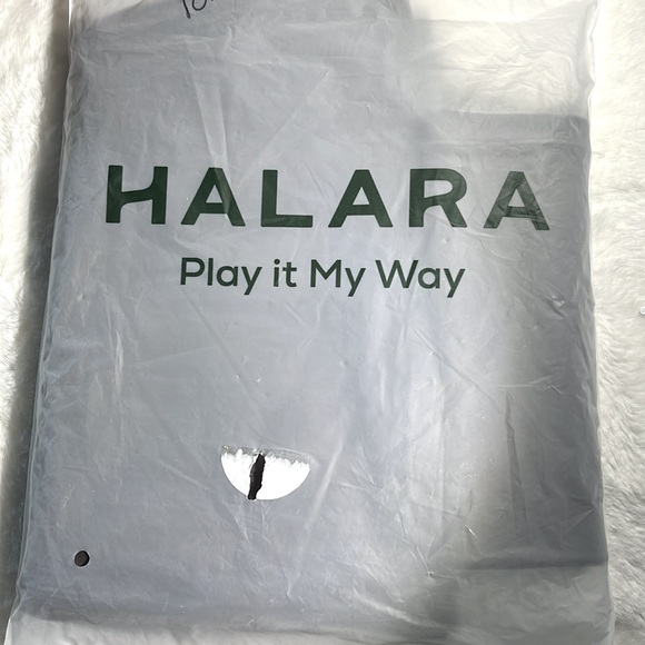 NWT HALARA Crossover High Waisted Back Pocket Super Flare Pants SIZE PS Grey - Picture 9 of 11